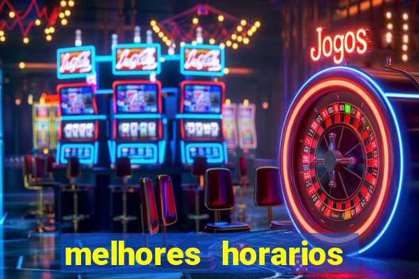 melhores horarios pagantes fortune tiger